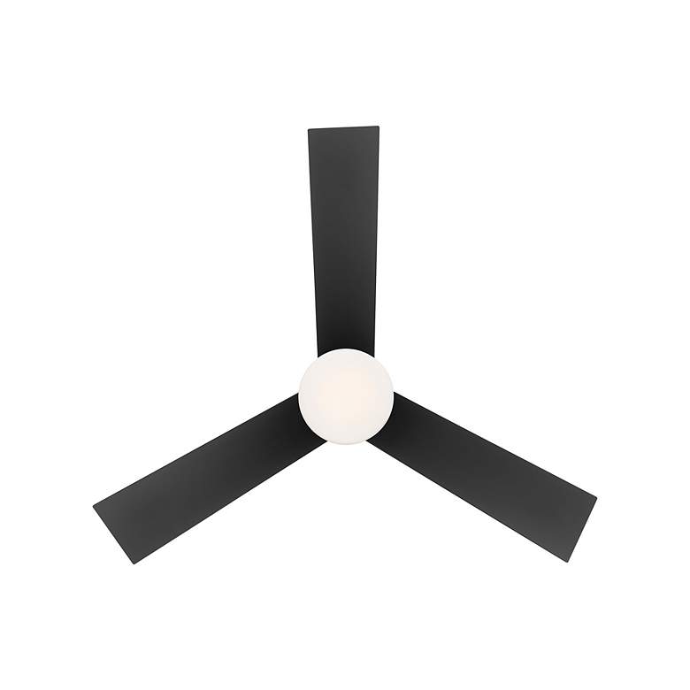 Image 5 44" Modern Forms Axis Matte Black 2700K LED Wet Rated Smart Fan more views