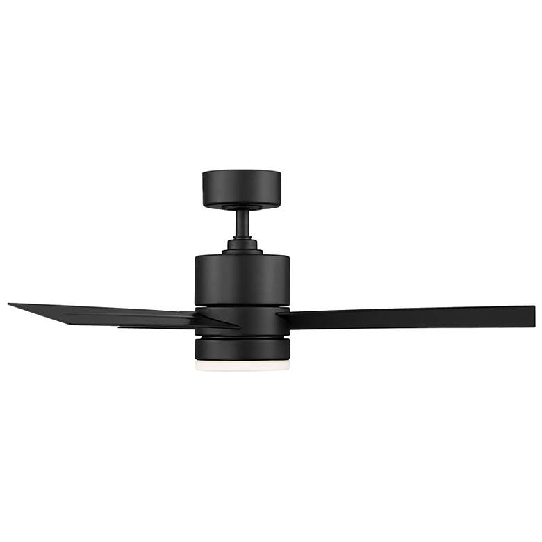 Image 5 44 inch Modern Forms Axis Matte Black 3500K LED Smart Ceiling Fan more views