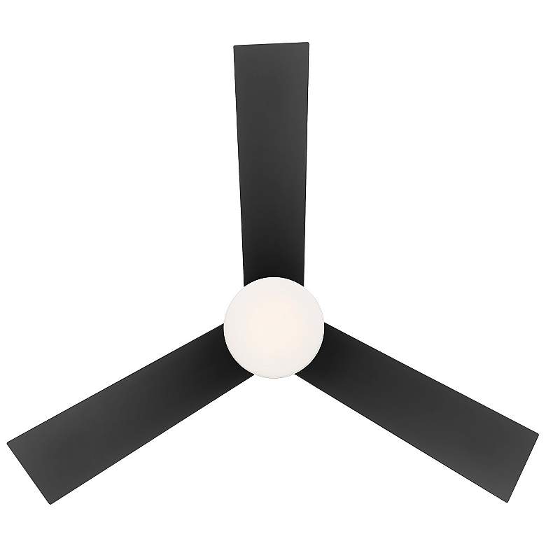 Image 6 44 inch Modern Forms Axis Matte Black 3500K LED Smart Ceiling Fan more views