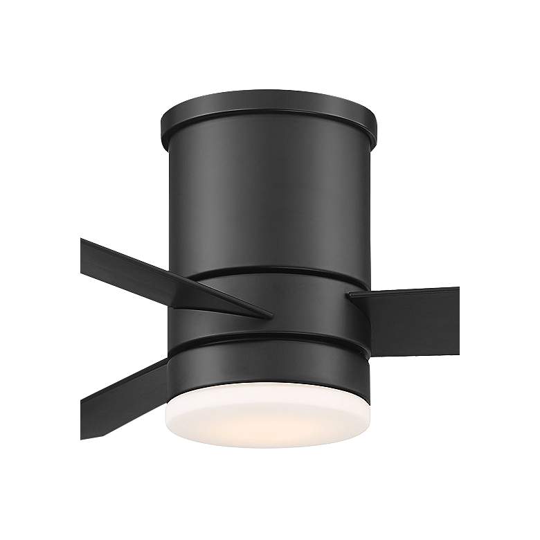 Image 2 44" Modern Forms Axis Matte Black LED Smart Ceiling Fan more views