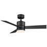 2_44" Modern Forms Axis Matte Black LED Smart Ceiling Fan