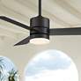 1_44" Modern Forms Axis Matte Black LED Smart Ceiling Fan