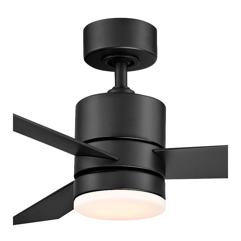 Image 3 44" Modern Forms Axis Matte Black LED Smart Ceiling Fan more views