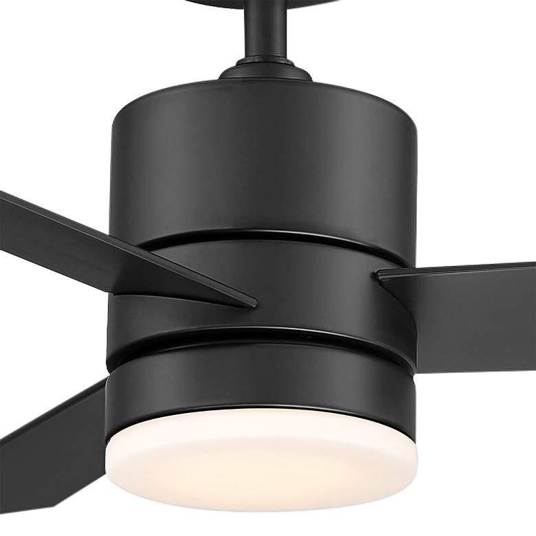 Image 3 44" Modern Forms Axis Matte Black LED Smart Indoor-Outdoor Ceiling Fan more views