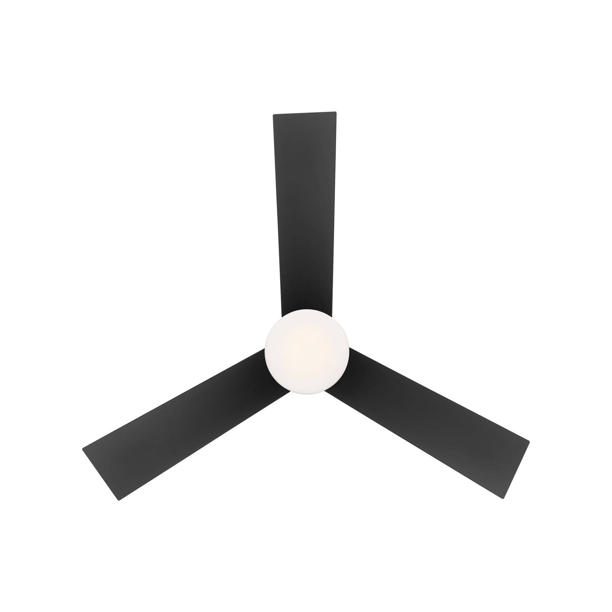 44" Modern Forms Axis Matte Black LED Smart Indoor/Outdoor Ceiling Fan