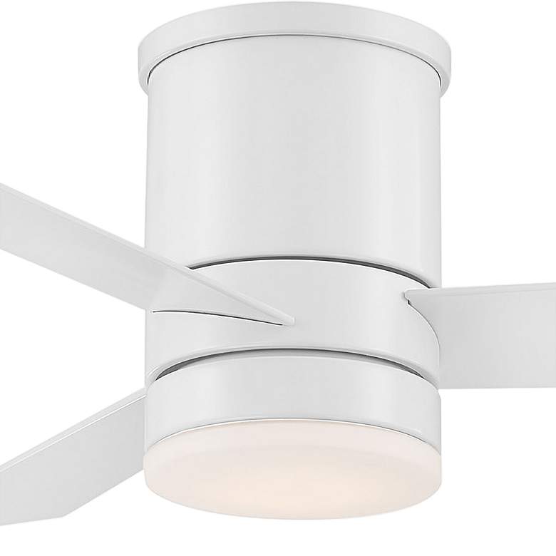 Image 2 44 inch Modern Forms Axis Matte White 2700K LED Smart Ceiling Fan more views