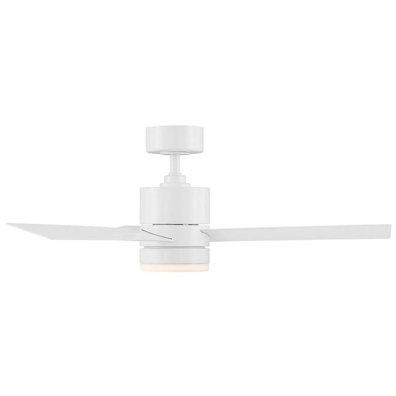 Image 7 44" Modern Forms Axis Matte White 2700K LED Wet Rated Smart Fan more views