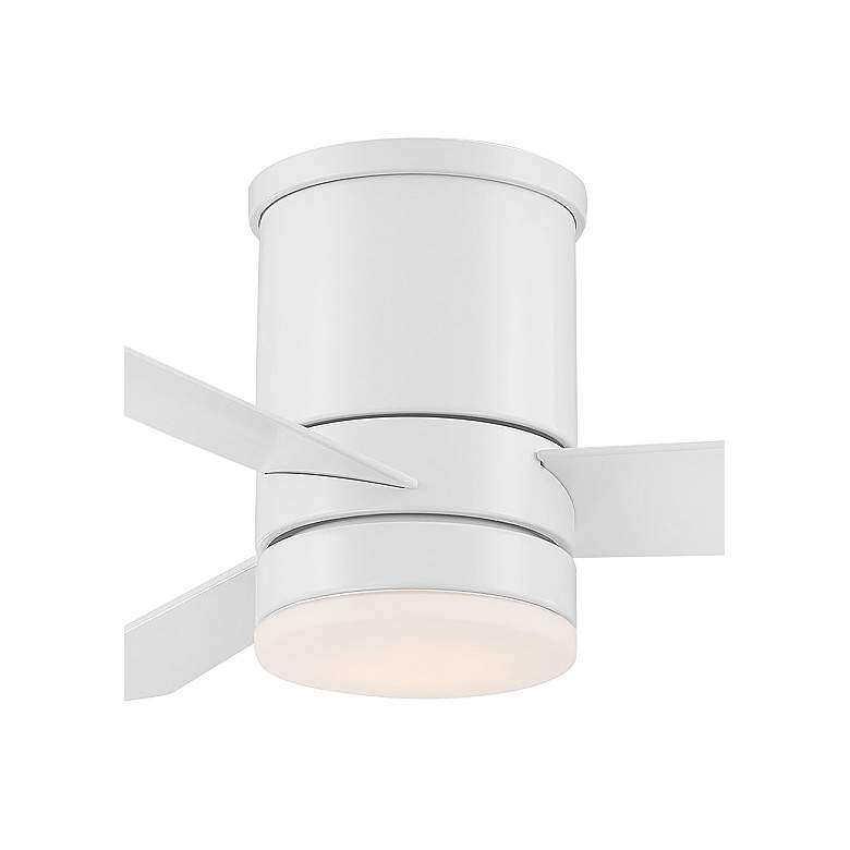 Image 2 44" Modern Forms Axis Matte White 3500K LED Smart Ceiling Fan more views