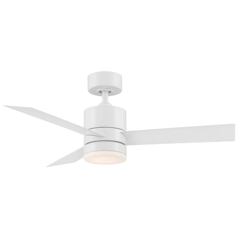 Image 1 44" Modern Forms Axis Matte White 3500K LED Smart Ceiling Fan