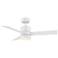 44" Modern Forms Axis Matte White LED Smart Ceiling Fan