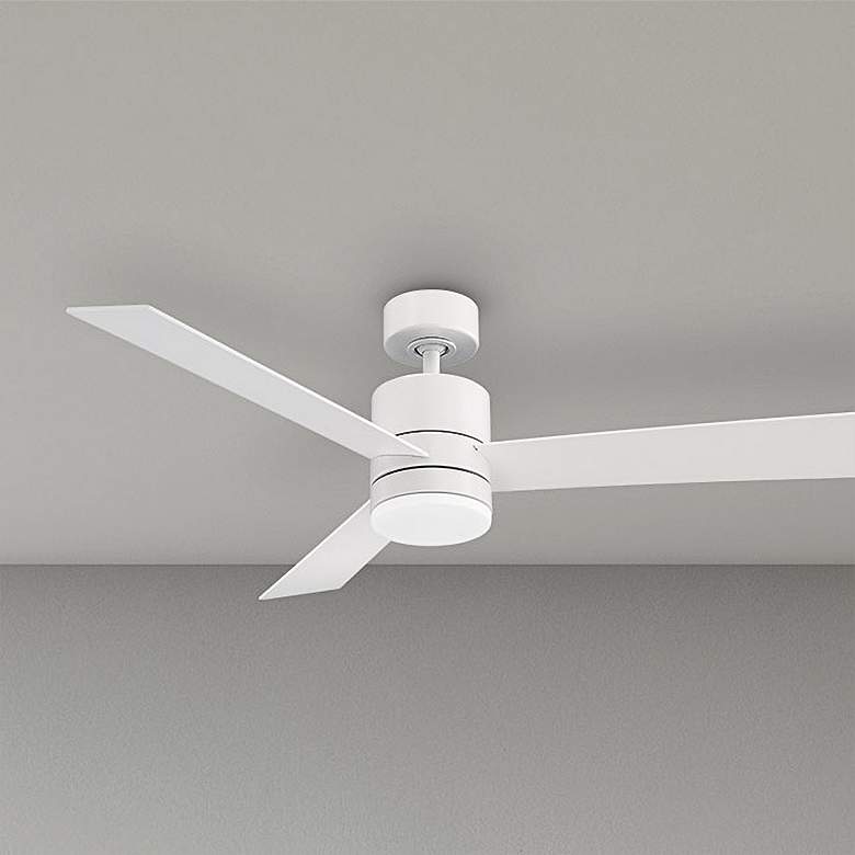 Image 2 44" Modern Forms Axis Matte White LED Smart Ceiling Fan