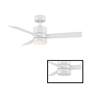 4_44" Modern Forms Axis Matte White LED Smart Ceiling Fan more views