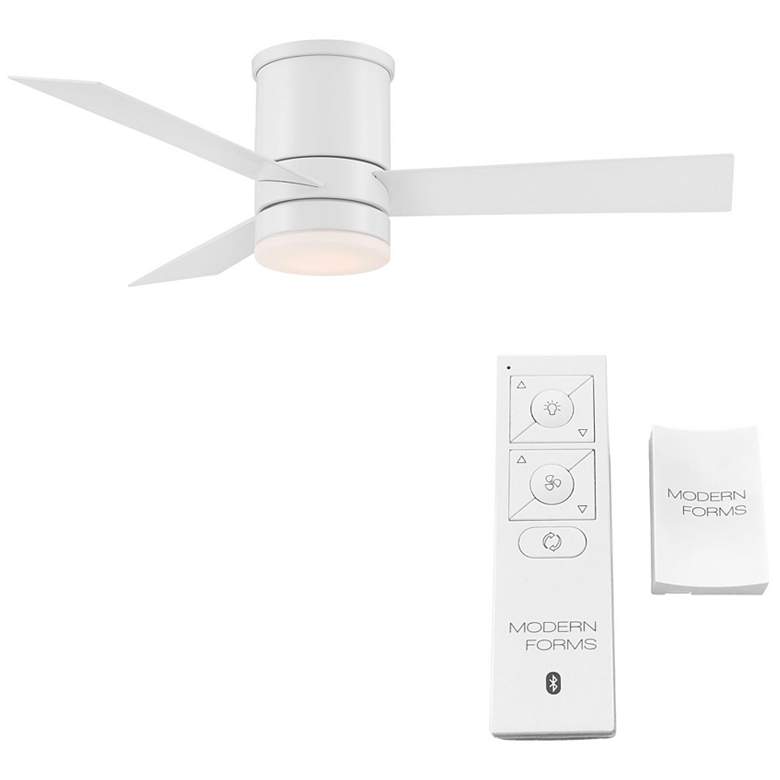 Image 5 44 inch Modern Forms Axis Matte White Wet Rated Modern Smart Ceiling Fan more views