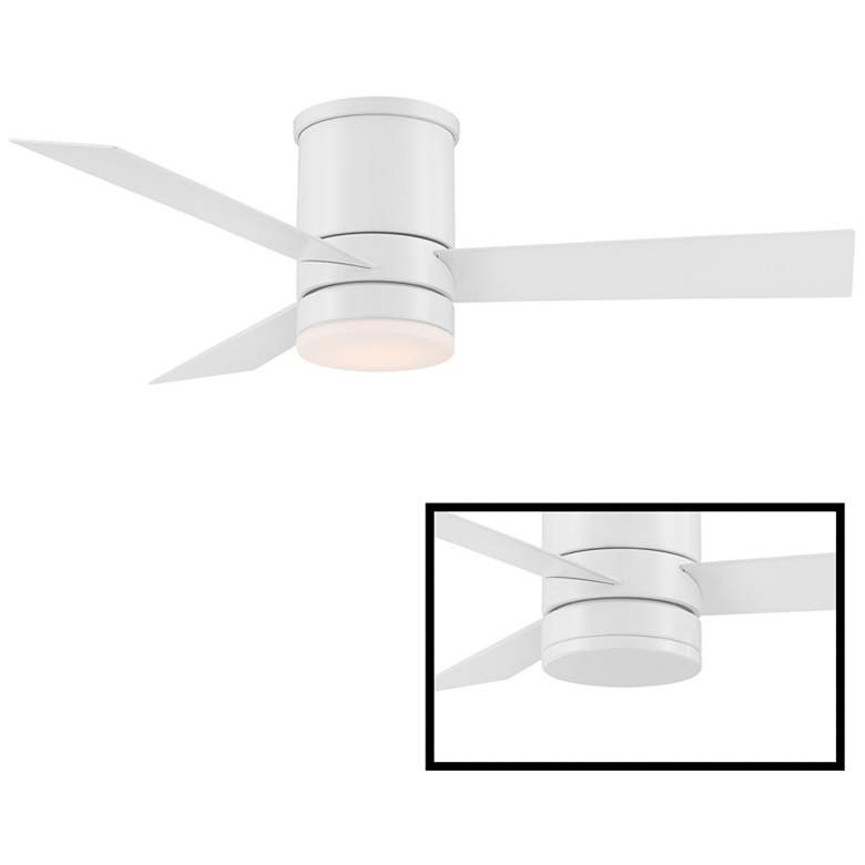 Image 6 44 inch Modern Forms Axis Matte White Wet Rated Modern Smart Ceiling Fan more views