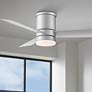 44" Modern Forms Axis Titanium LED Smart Wet Ceiling Fan