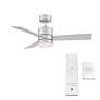 44" Modern Forms Axis Titanium Silver 3500K LED Ceiling Fan