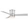 44" Modern Forms Axis Titanium Silver LED Hugger Ceiling Fan