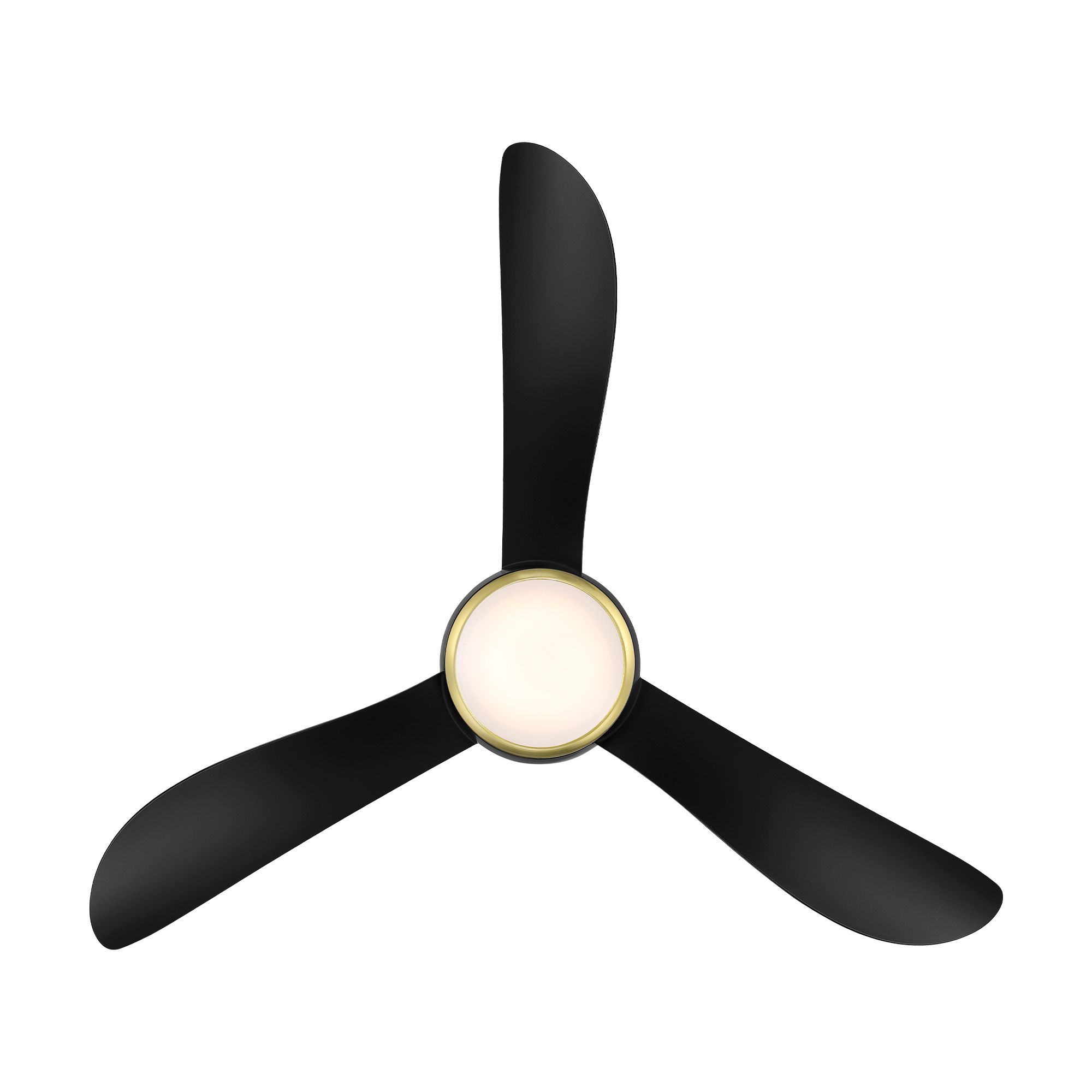 Image 4 44" Modern Forms Corona Black Brass 2700K LED Ceiling Fan - Made to Or more views