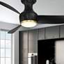 1_44" Modern Forms Corona Black Brass 2700K LED Ceiling Fan