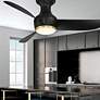 6_44" Modern Forms Corona Black Brass 2700K LED Ceiling Fan more views