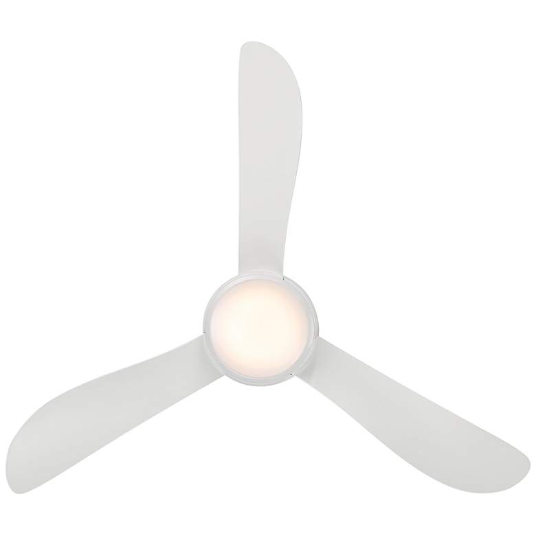 Image 4 44" Modern Forms Corona Matte White 3500K LED Smart Ceiling Fan more views