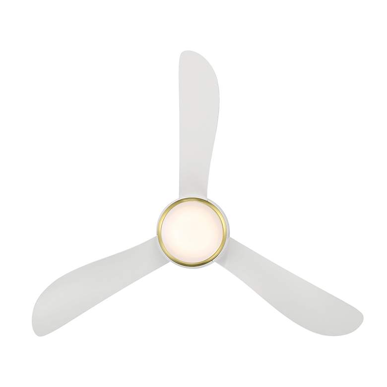 Image 3 44" Modern Forms Corona Matte White LED 2700K Smart Ceiling Fan more views