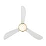 3_44" Modern Forms Corona Matte White LED 2700K Smart Ceiling Fan more views