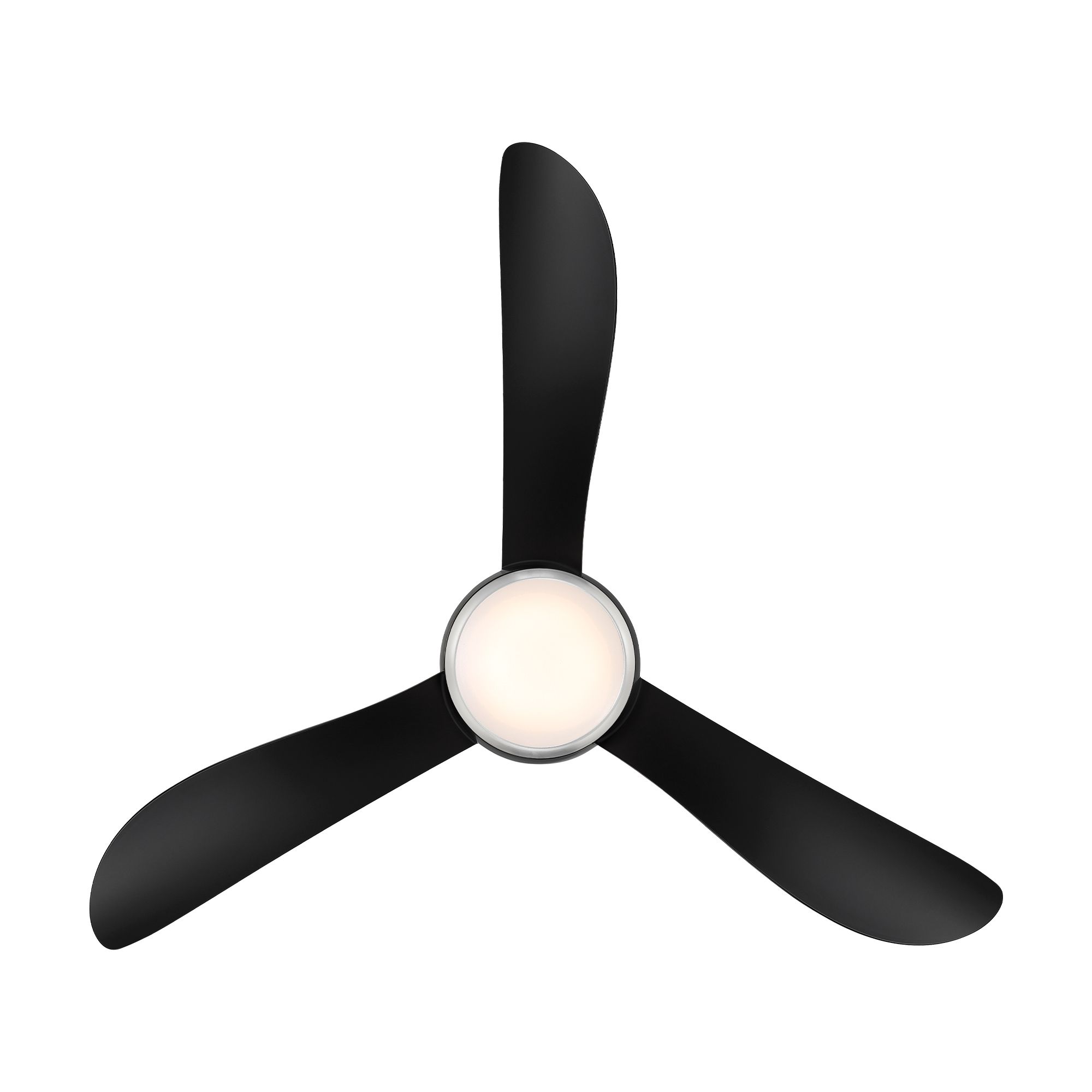 Image 3 44" Modern Forms Corona Nickel LED 2700K Smart Ceiling Fan Made to Ord more views