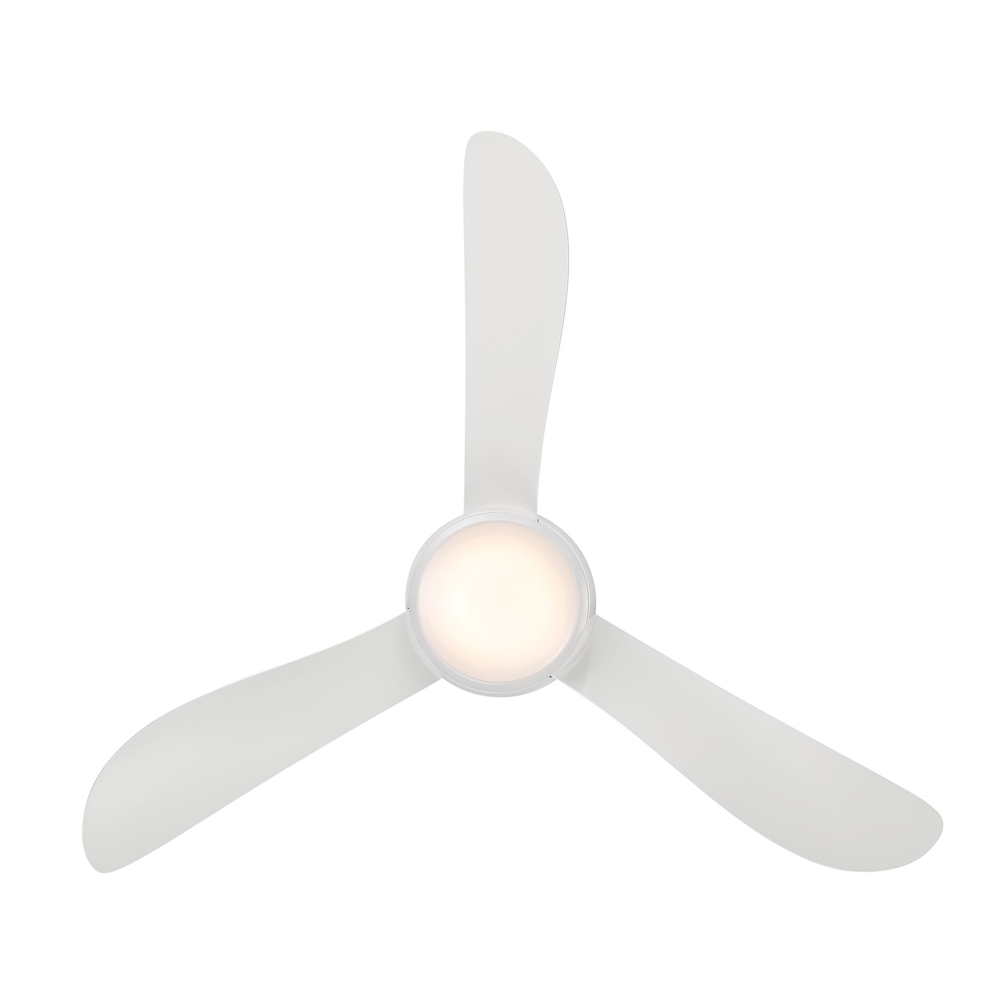 Image 4 44" Modern Forms Corona White LED Smart Hugger Ceiling Fan Made to Ord more views