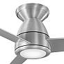 44" Modern Forms Tip Top Brushed Alum LED 2700K Smart Ceiling Fan