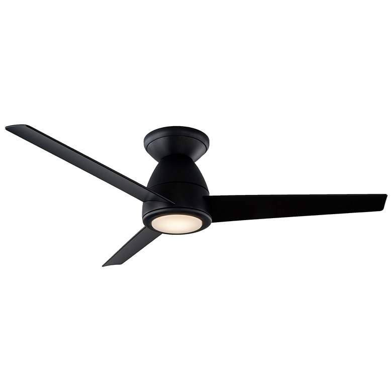 Image 1 44 inch Modern Forms Tip Top Matte Black LED 2700K Smart Ceiling Fan