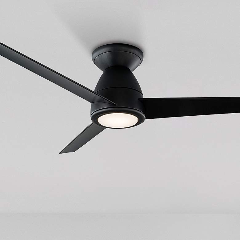 Image 2 44 inch Modern Forms Tip Top Matte Black LED 3500K Smart Ceiling Fan