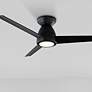 2_44" Modern Forms Tip Top Matte Black LED Hugger Ceiling Fan