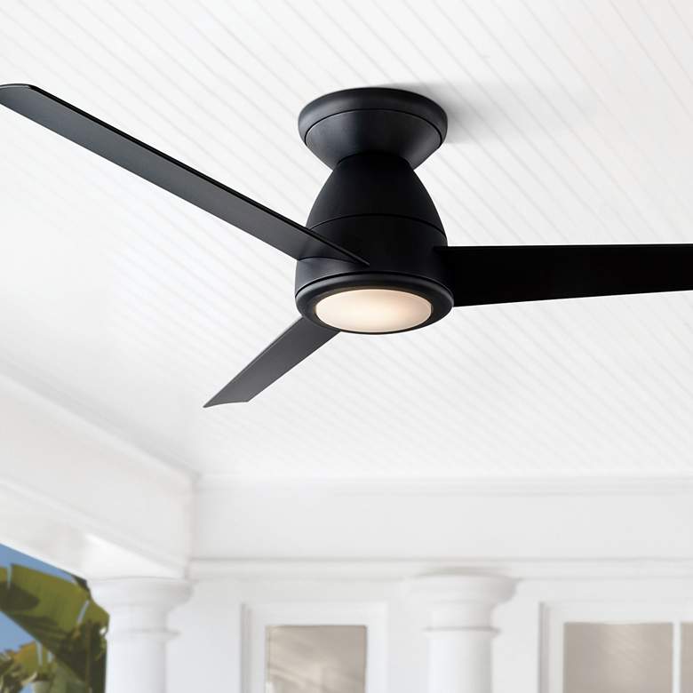 Image 2 44" Modern Forms Tip Top Matte Black LED Smart Ceiling Fan