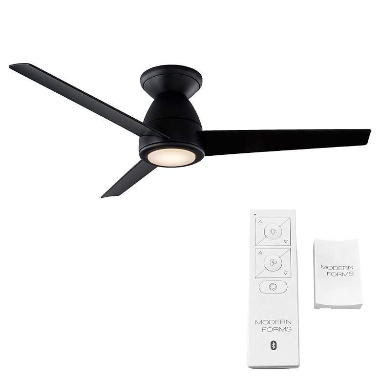 Image 6 44" Modern Forms Tip Top Matte Black LED Smart Ceiling Fan more views