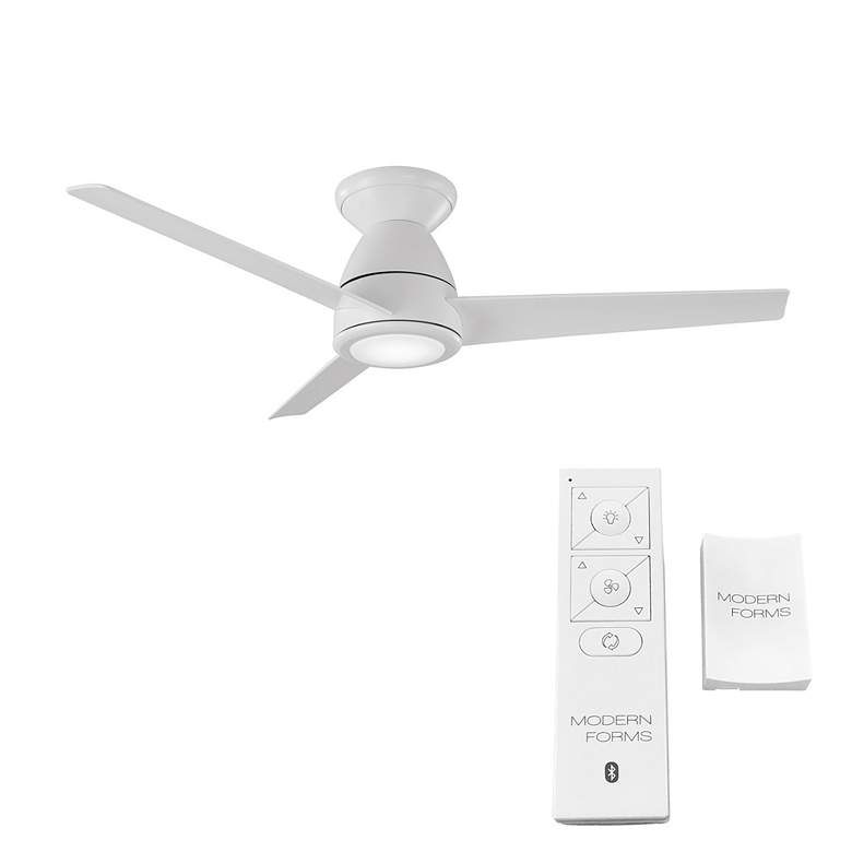 Image 3 44 inch Modern Forms Tip Top Matte White LED 3500k Smart Ceiling Fan more views