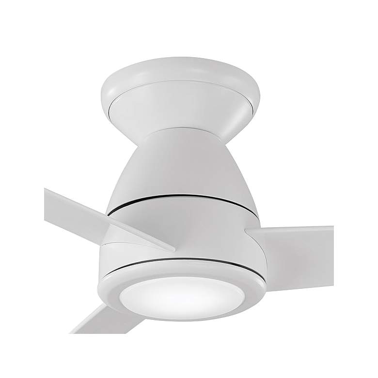 Image 2 44" Modern Forms Tip Top Matte White LED Smart Ceiling Fan more views