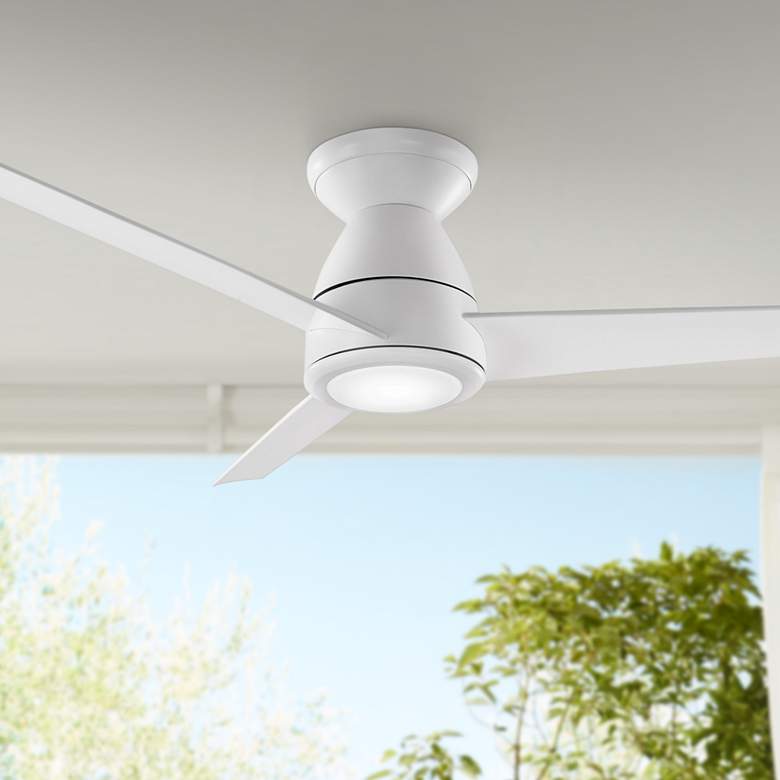 Image 1 44 inch Modern Forms Tip Top Matte White LED Smart Ceiling Fan