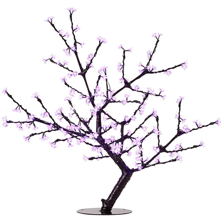 Image 1 44 inch Pink Cherry Blossoms LED Floor Lamp