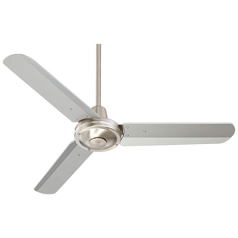 Image 5 44" Plaza DC Brushed Nickel Damp Rated Ceiling Fan with Remote more views