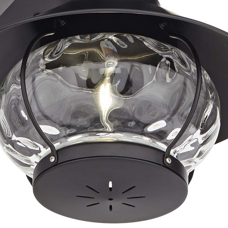 Image 5 44" Plaza DC Matte Black Finish Damp Rated LED Ceiling Fan more views