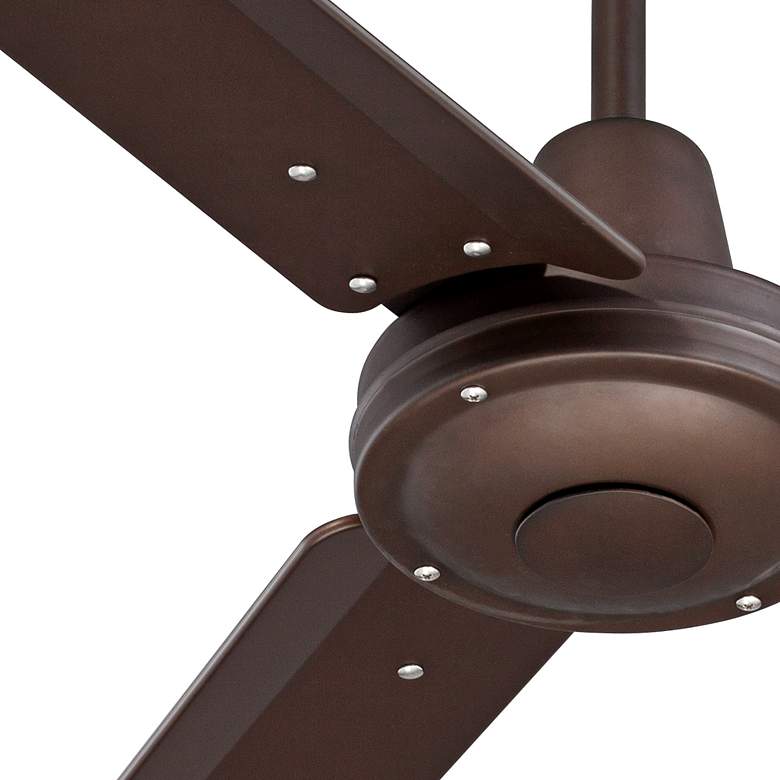 Image 3 44 inch Plaza DC Oil-Rubbed Bronze Damp Rated Ceiling Fan with Remote more views
