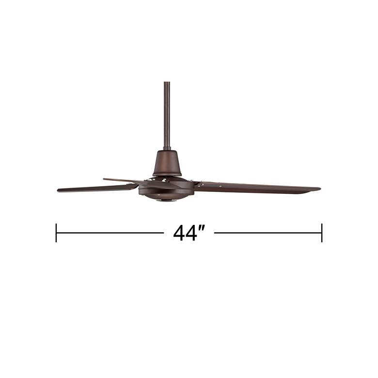 Image 7 44" Plaza DC Oil-Rubbed Bronze Damp Rated Ceiling Fan with Remote more views