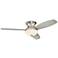 44" Possini Encore Brushed Nickel Hugger LED Ceiling Fan