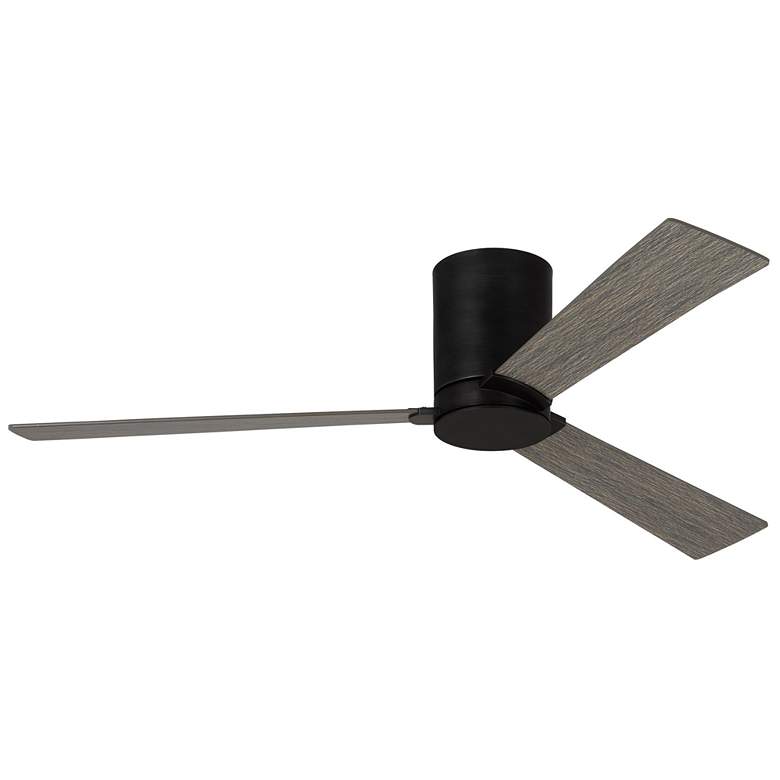 Image 1 44" Rozzen Aged Pewter Ceiling Fan w/ Weathered Oak Blades