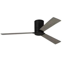 44" Rozzen Aged Pewter Ceiling Fan w/ Weathered Oak Blades