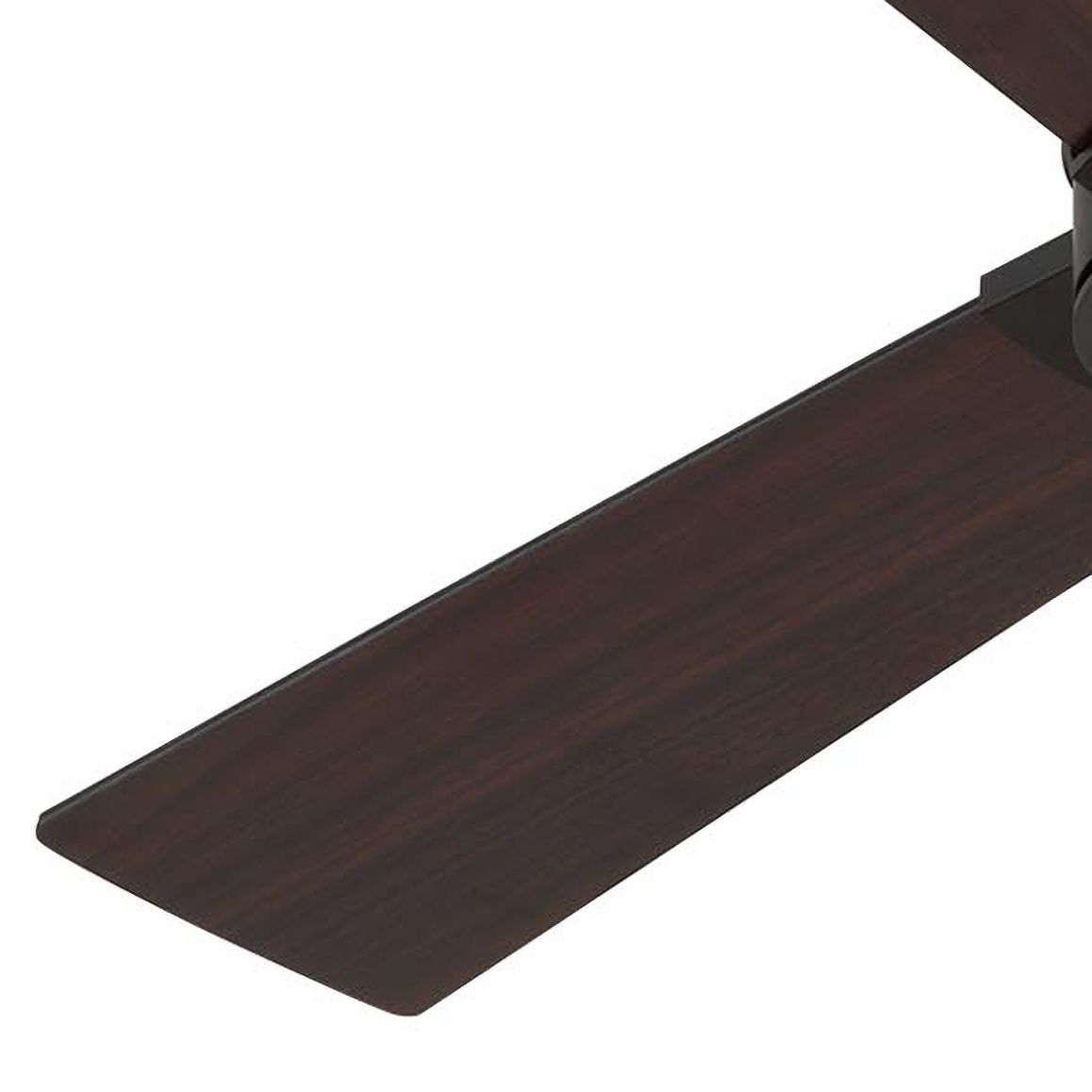 Image 3 44" Rozzen Midnight Black Ceiling Fan with Walnut Blades more views