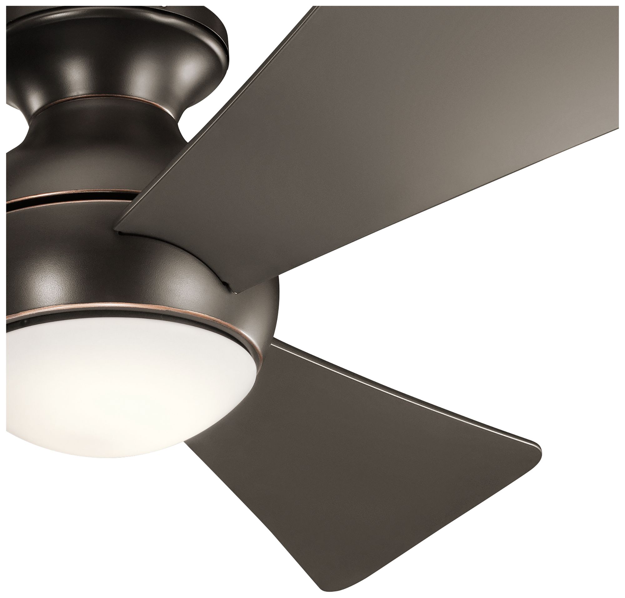 Image 6 44" Sola Olde Bronze Wet Rated Hugger Ceiling Fan with Wall Control more views