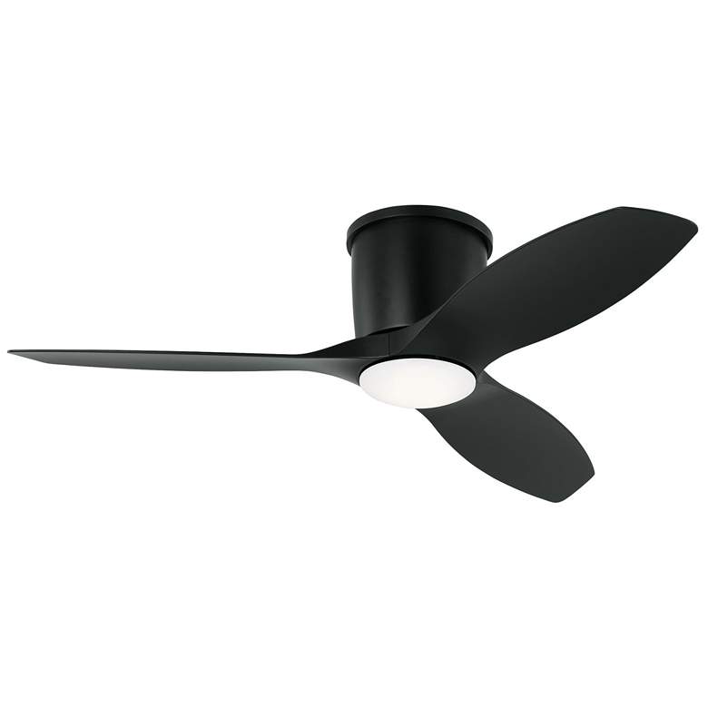 Image 1 44" Titus Midnight Black LED Ceiling Fan