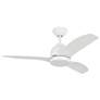 2_44" Visual Comfort Avila Coastal White Outdoor LED Fan with Remote more views